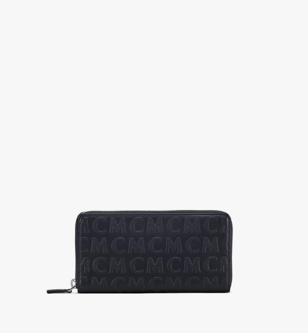 Zip Around Wallet in MCM Monogram Leather 1